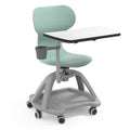 Cadeira giratória Mia Table com palmatória e suporte para mochilas
