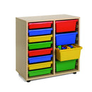 Caixa de arrumação média com capacidade para 14 litros