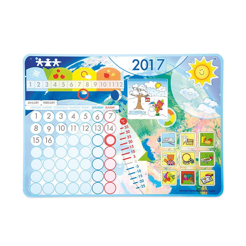 Calendário magnético - Sílaba