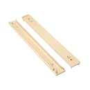 Calha plástica para caixa de arrumos