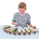 Set of 10 alto carillon bars and 10 drumsticks