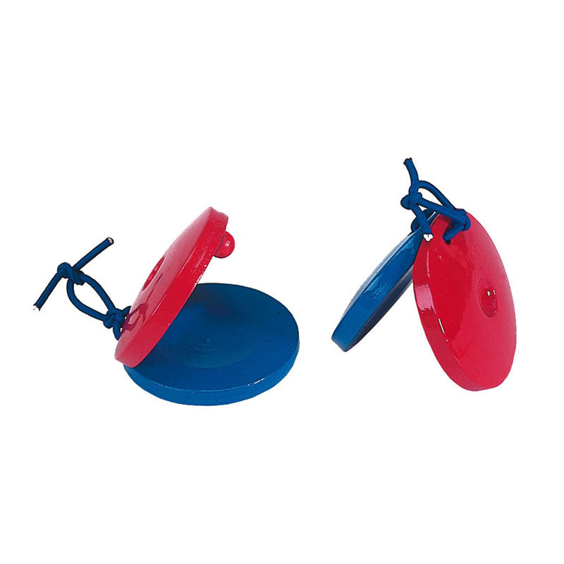 Castañuelas de madera de 5,5cm de diámetro.