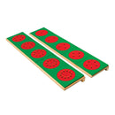 Círculos de madeira de fracções