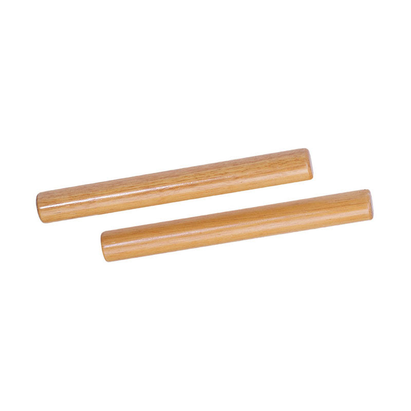 Par de claves de madera clara