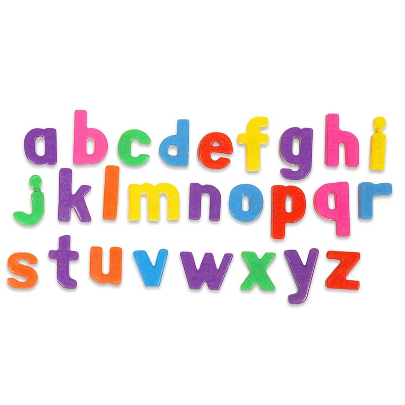 Conjunto de 154 letras minúsculas magnéticas - Sílaba