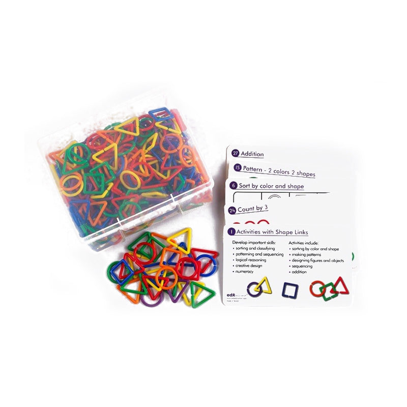 Conjunto de 3 formas geométricas de colores