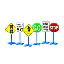 Set of 6 road signs