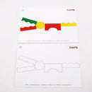 Conjunto de blocos coloridos