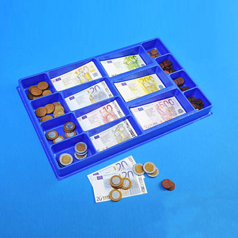 Caixa com notas e moedas - Sílaba