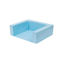 Contorno de colchão azul claro