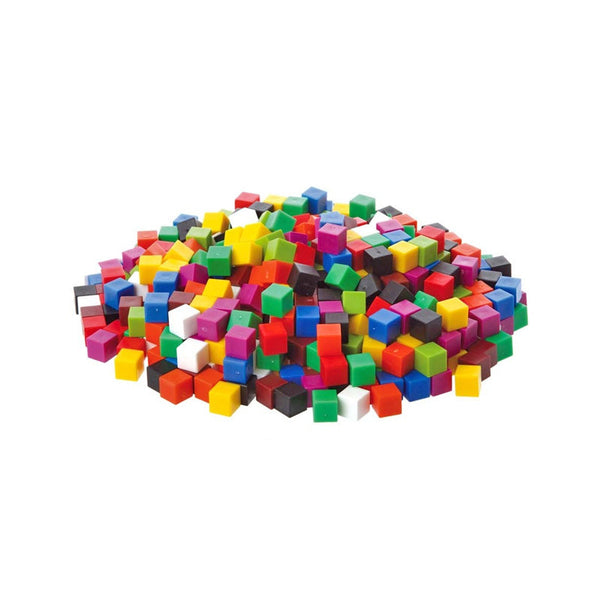 Conjunto de cubos coloridos para triagem (1000 unidades)
