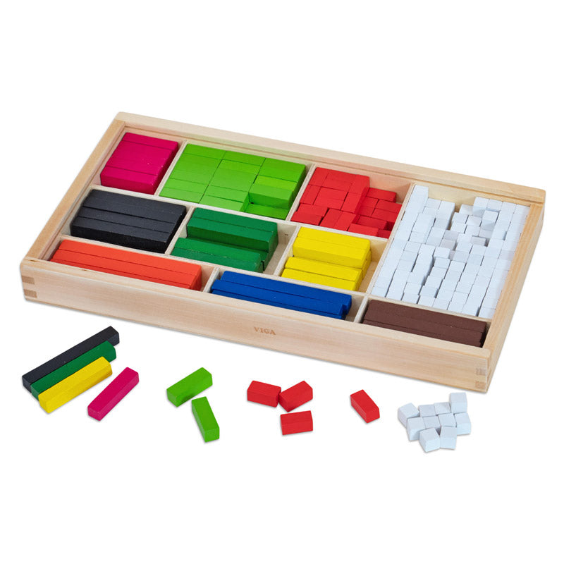 Cuisenaire em madeira (300 peças)