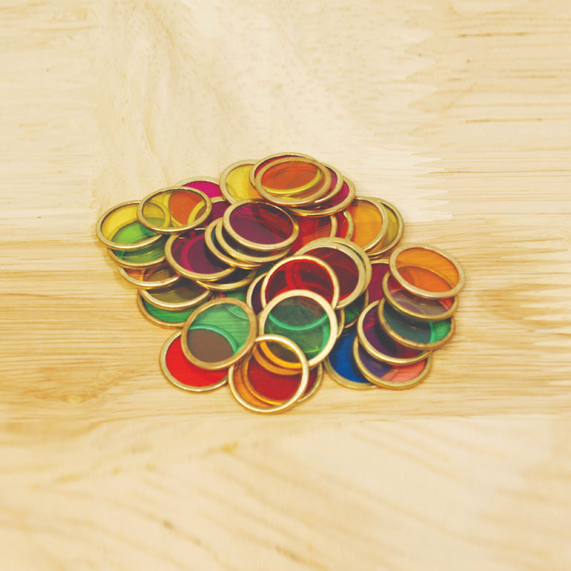 Tapones magnéticos circulares de colores de 20 mm Ø