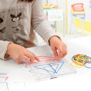 Conjunto de 6 geoplanos transparentes