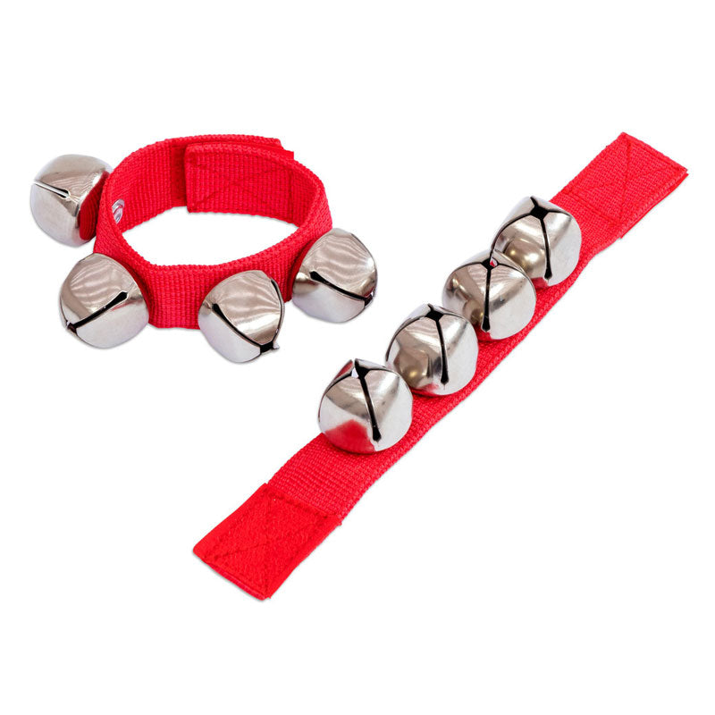 Guizeira de pulso com fecho de velcro com 4 sinos (2 peças) - Sílaba