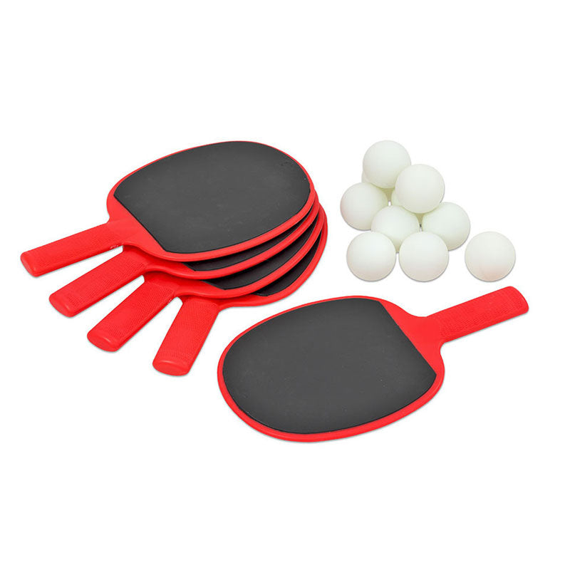 Raquetes de ténis de mesa outdoor (5 raquetes e 10 bolas e caixa de transporte)