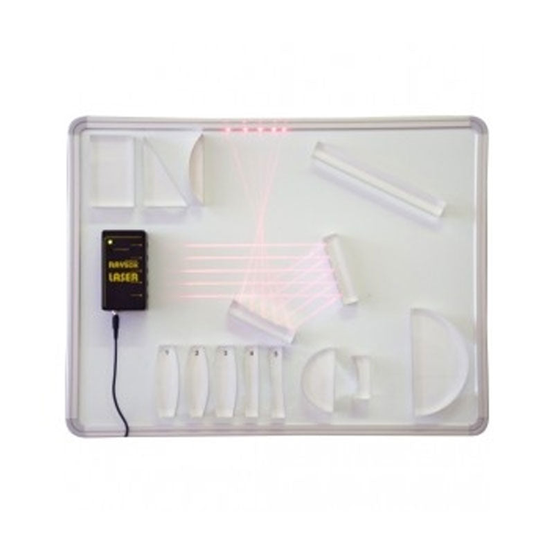 Kit de ótica geométrica com penta laser, magnético - Sílaba