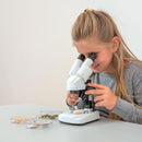 Binocular magnifier 20x magnification LED lighting 2xAA power