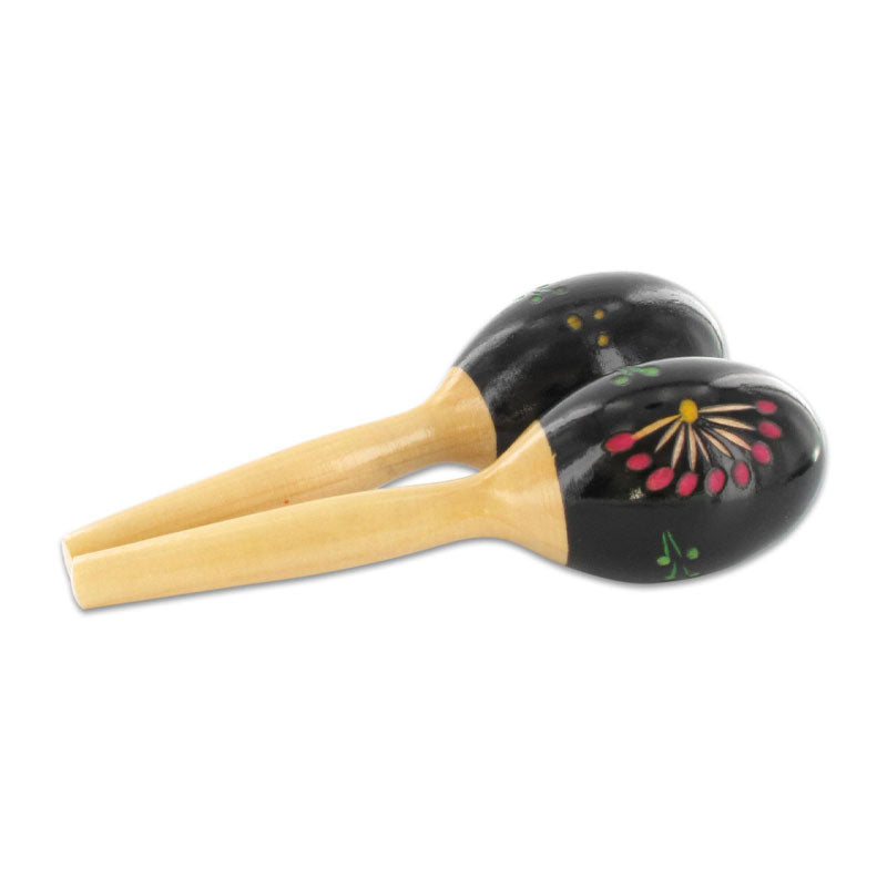 Par de maracas de madera de 15 cm