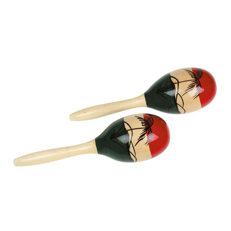 Par de maracas de madera de 25 cm