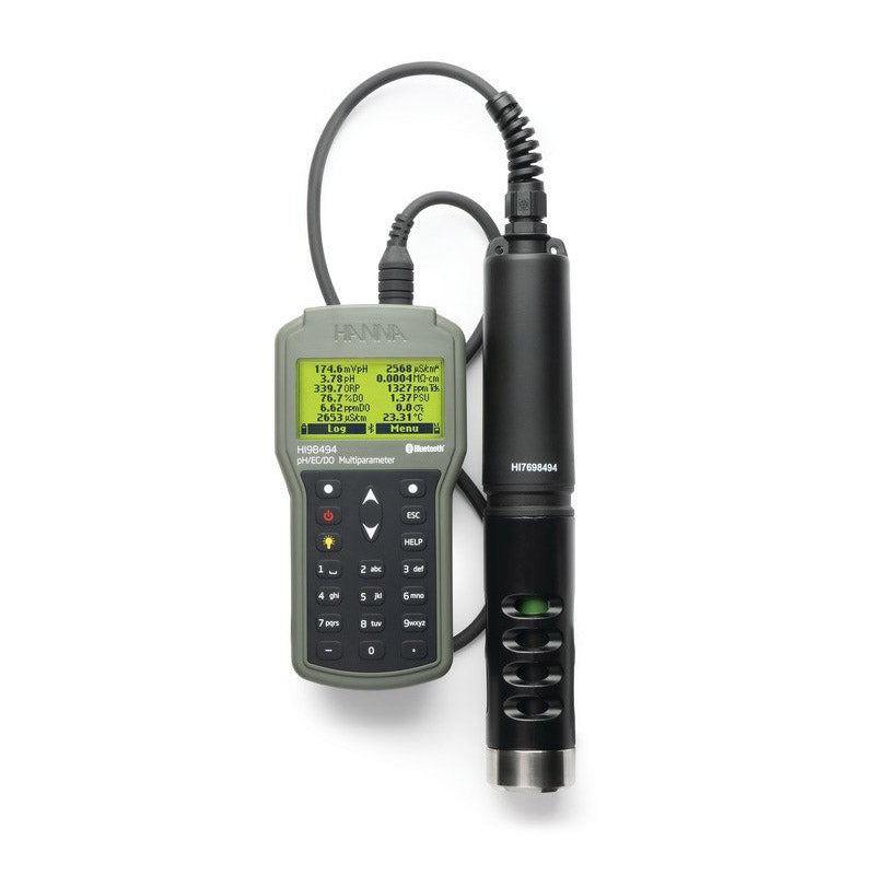 Medidor multiparamétrico portátil para pH/ORP/EC/OPDO® con Bluetooth