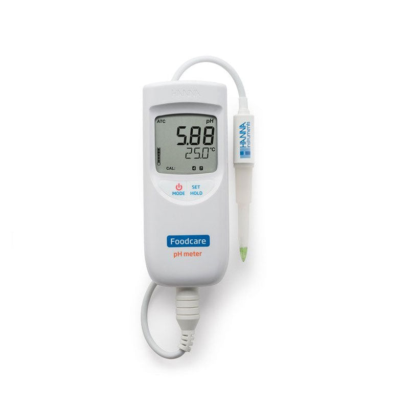 Medidor de pH/Temperatura para Alimentos e Lacticínios - Sílaba