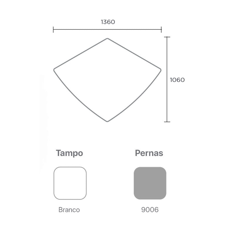 Mesa Actiflex Diamond - Sílaba