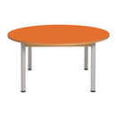 mesa circular laranja