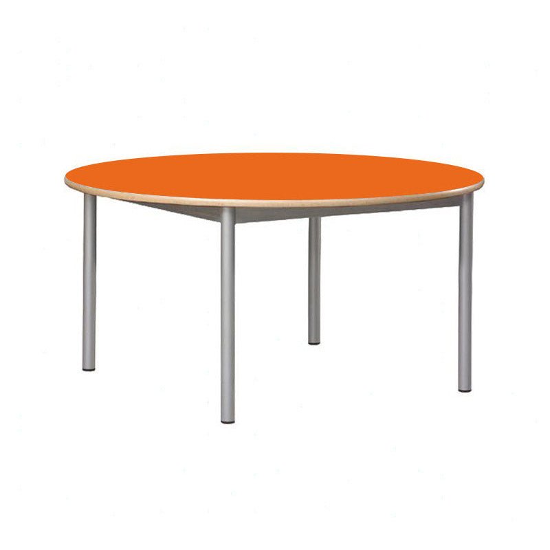 Mesa circular laranja