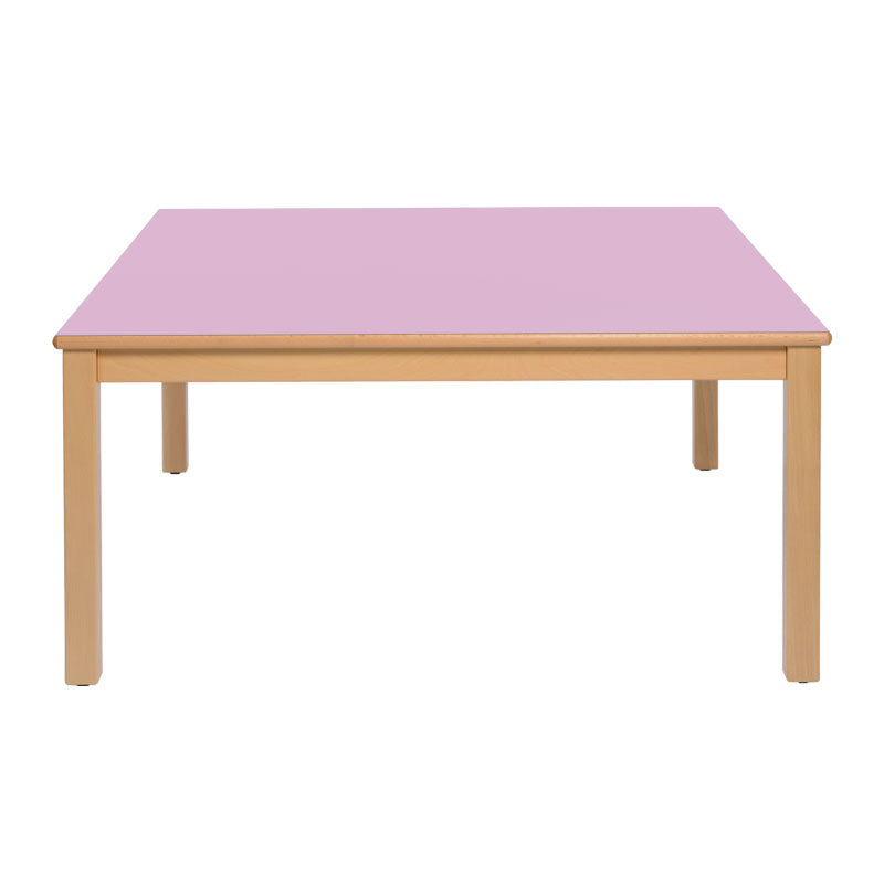 mesa de grupo rosa