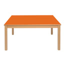 mesa de grupo laranja