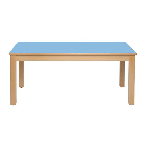 mesa dupla azul claro