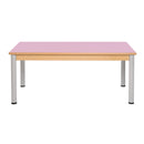 Mesa dupla com pernas metálicas NE