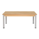 Mesa dupla com pernas metálicas NE