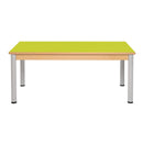 Mesa dupla com pernas metálicas NE