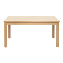 Mesa dupla com pernas em madeira NE