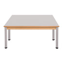 Mesa de grupo com pernas metálicas NE