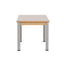 Mesa individual com pernas metálicas NE