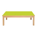 mesa múltipla verde clara