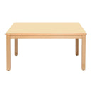 Mesa múltipla com pernas em madeira NE