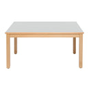 Mesa múltipla com pernas em madeira NE