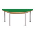 Mesa semi circular verde