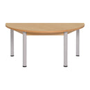 Mesa semi circular madeira