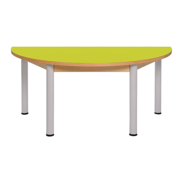 Mesa semi circular verde