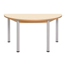 Mesa semi circular com pernas metálicas NE