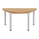 Mesa semi circular com pernas metálicas NE