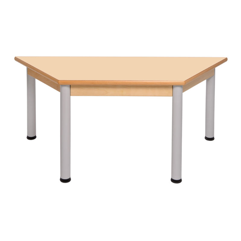 Mesa trapezoidal con patas metálicas NE