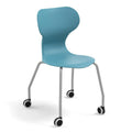 Mia Castors student chair with wheels