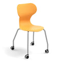 Mia Castors student chair with wheels