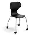 Mia Castors student chair with wheels